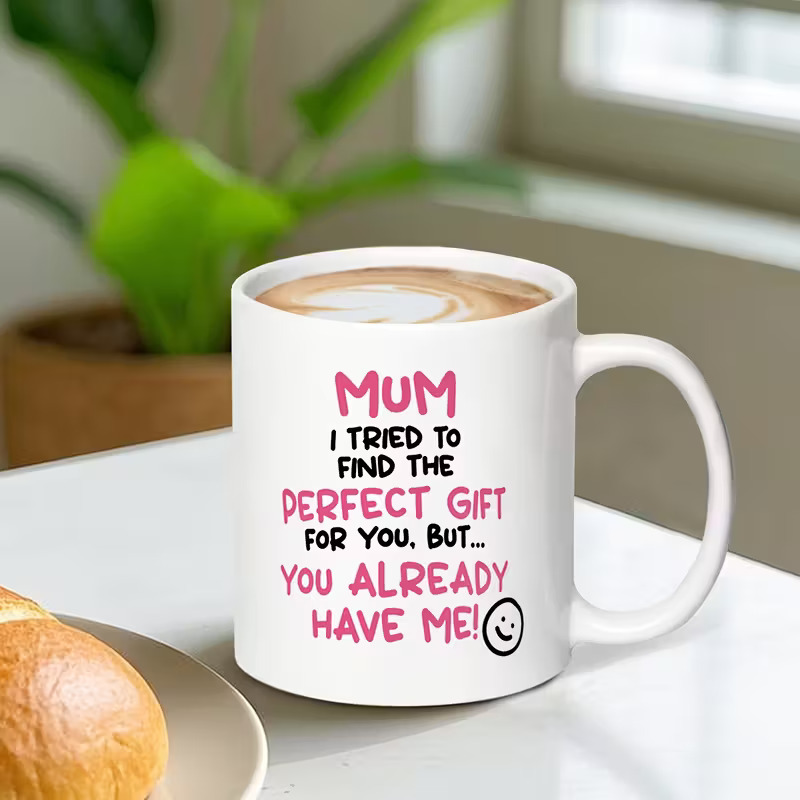 Coffee Tea Font - 1개입 재미있는 엄마 컵 - 