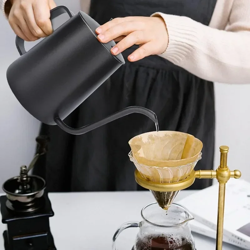 Coffee Tea Pot - 350/600ML 스테인레스 스틸 드립 주전자 백조
