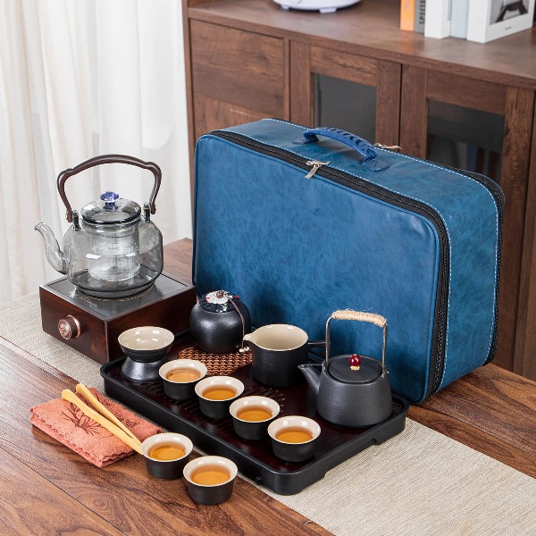 Gongfu Tea Set - 새로운 휴대용 여행 차 세트, 야외