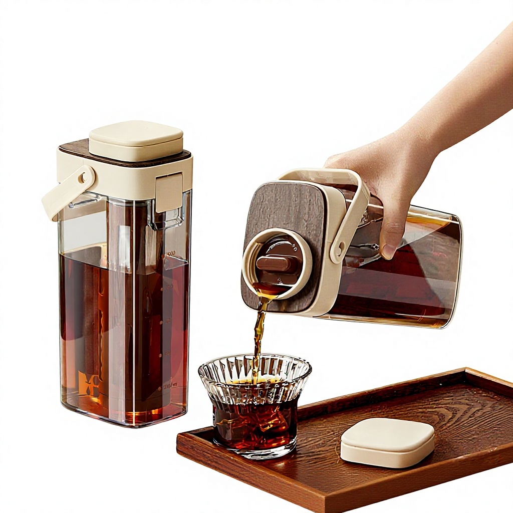Coffee Tea Pot - 대용량 커피 콜드브루 포트 콜드브루 과일차