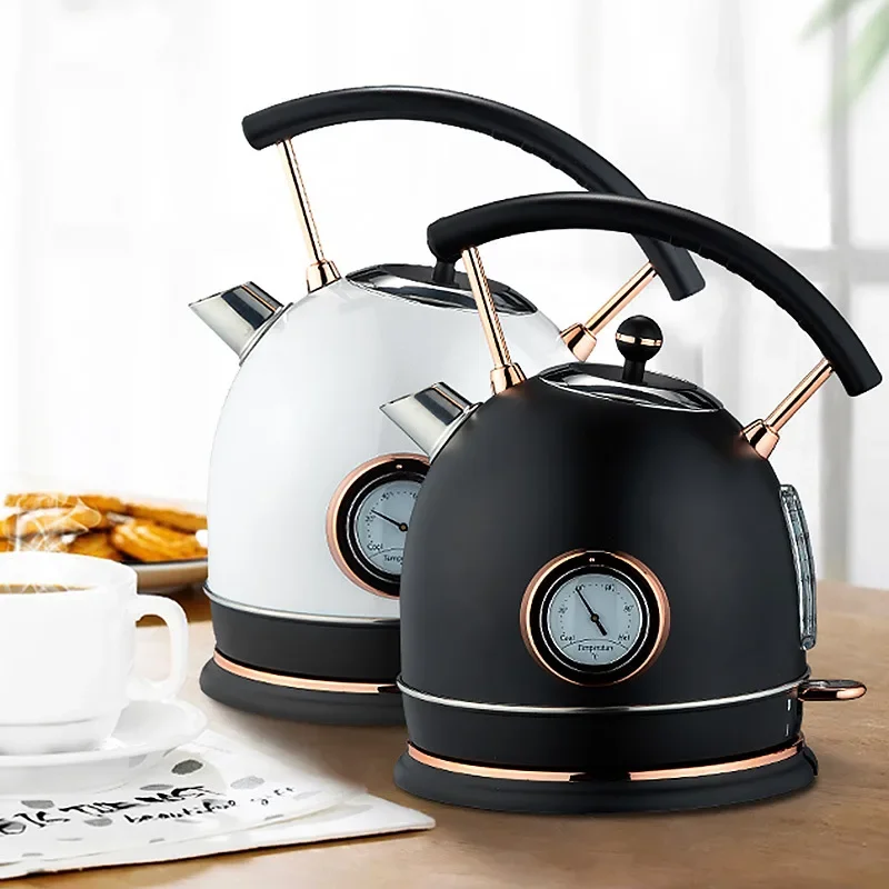 Coffee Tea With Me - 가정용 220V 1.8리터 스테인리스 스틸 전기