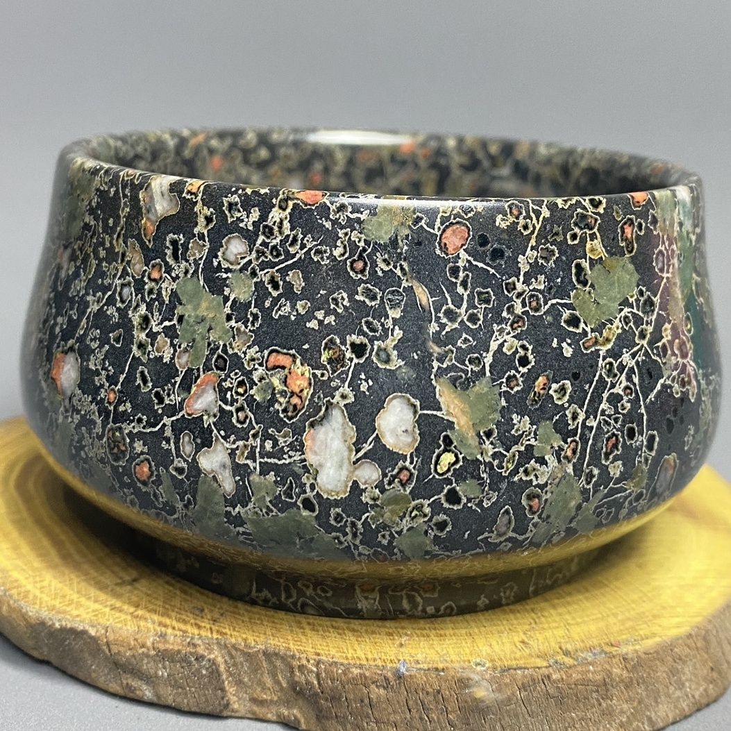 Gongfu Tea Set - 천연 옥 찻잔 마그네틱 스톤 건강