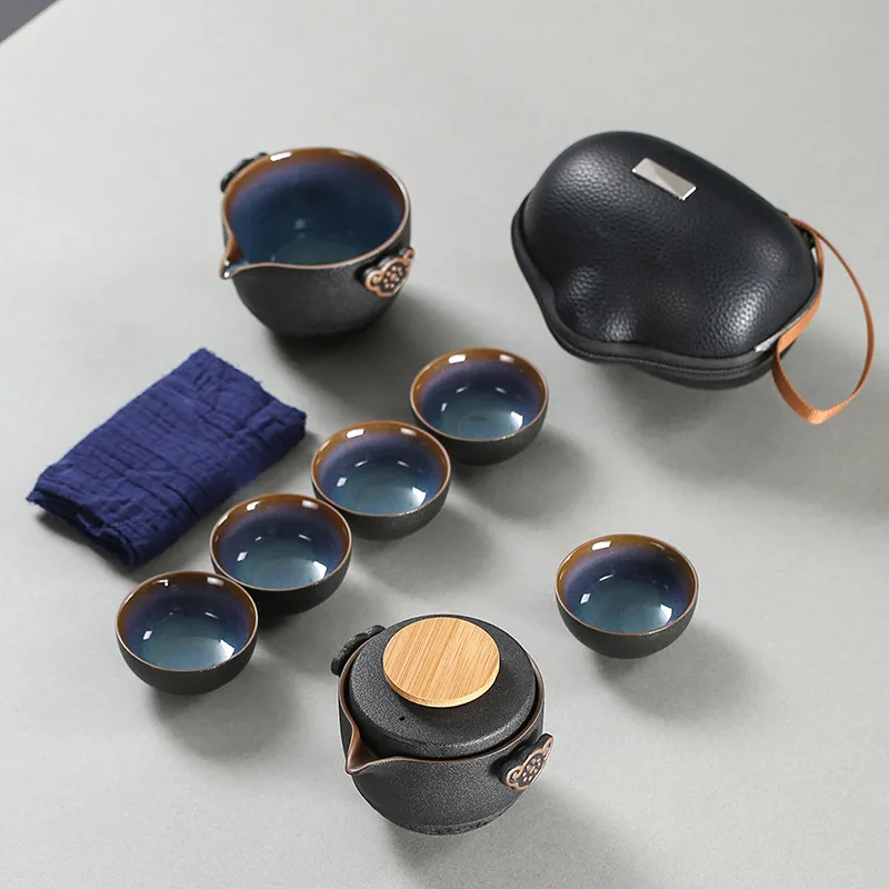 휴대용 고급 중국 차 여행 차 세트 쿵푸 차 세트 세라 - Gongfu Tea Set 리뷰 및 가격