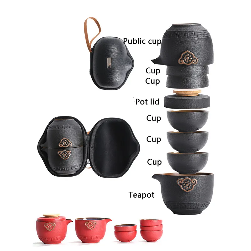 휴대용 고급 중국 차 여행 차 세트 쿵푸 차 세트 세라 - Gongfu Tea Set 리뷰 및 가격