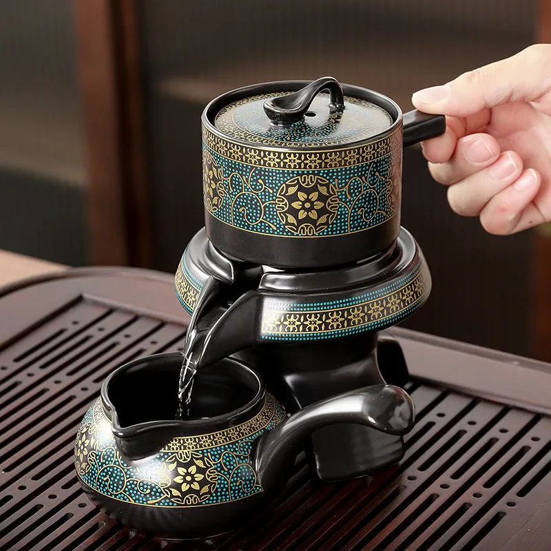 가정용 차 세트 크리 에이 티브 거실 반자동 회전 쿵후 - Gongfu Tea Set 리뷰 및 가격