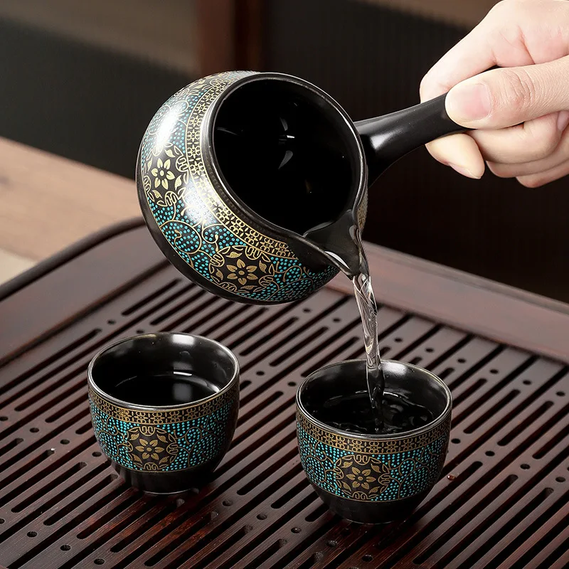 가정용 차 세트 크리 에이 티브 거실 반자동 회전 쿵후 - Gongfu Tea Set 리뷰 및 가격