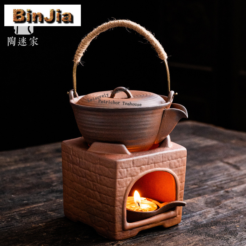 올드 락 머드 웜 티 티포트 손잡이 포함 스토브 세트, - Gongfu Tea Set 리뷰 및 가격