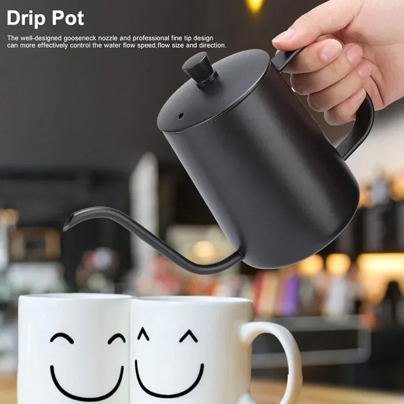 350/600ML 스테인레스 스틸 드립 주전자 백조 목 - Coffee Tea Pot 리뷰 및 가격
