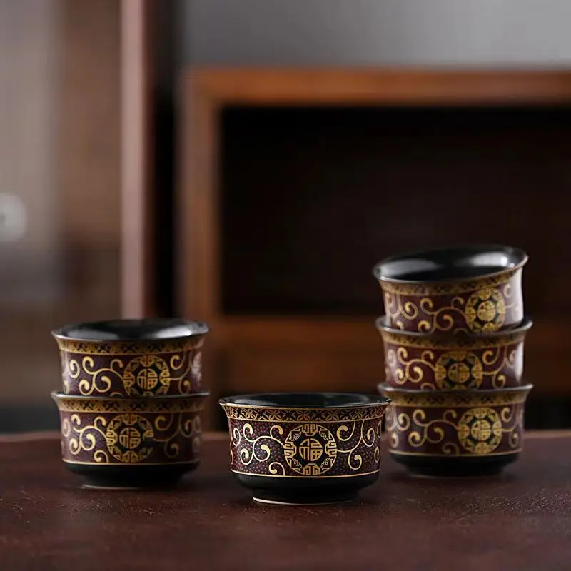 6pcs 세라믹 차 컵 세트 절묘한 백색 도자기 차 세 - Gongfu Tea Set 리뷰 및 가격