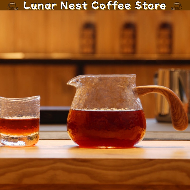 새로운 티임모어 일본산 햄머드 글라스 커피 서버 400 - Coffee Tea Decanter 리뷰 및 가격
