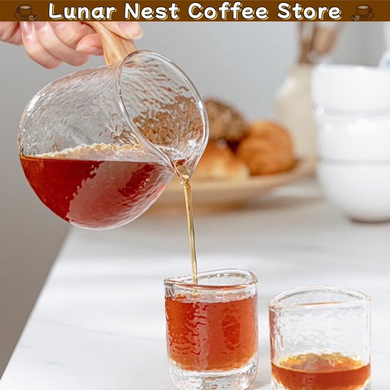 새로운 티임모어 일본산 햄머드 글라스 커피 서버 400 - Coffee Tea Decanter 리뷰 및 가격