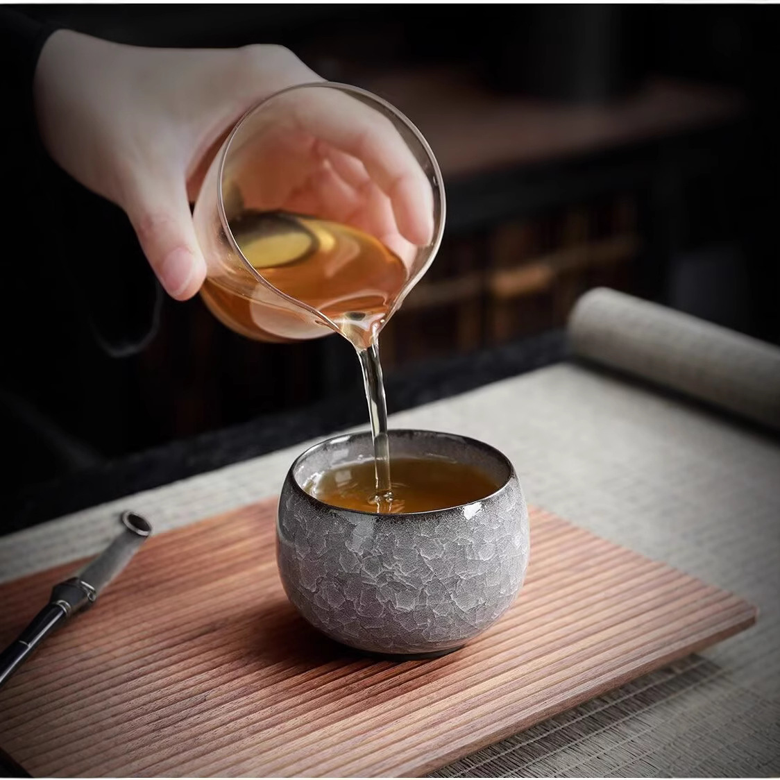 크랙드 아이스 글레이즈 세라믹 찻잔 세트 싱글 커플 공 - Gongfu Tea Set 리뷰 및 가격