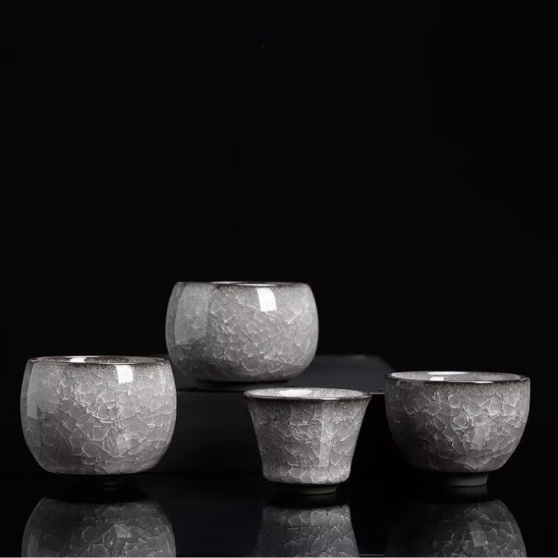 크랙드 아이스 글레이즈 세라믹 찻잔 세트 싱글 커플 공 - Gongfu Tea Set 리뷰 및 가격