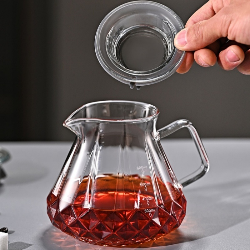 푸어오버 커피 메이커, 뚜껑이 있는 유리 커피 포트 서 - Coffee Tea Decanter 리뷰 및 가격
