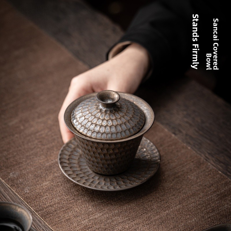 레트로 세라믹 공부차 세트 싱글컵 무가열 금도금 중국풍 - Gongfu Tea Set 리뷰 및 가격