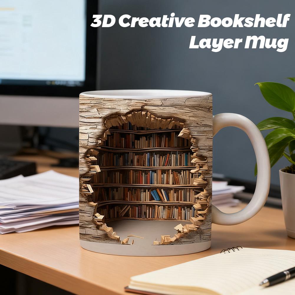 3D 창의적인 공간 디자인 머그잔 커피잔 크리스마스 선 - Coffee Tea Library 리뷰 및 가격