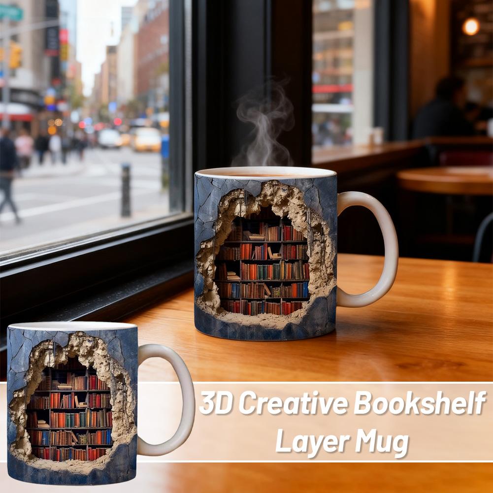 3D 창의적인 공간 디자인 머그잔 커피잔 크리스마스 선 - Coffee Tea Library 리뷰 및 가격