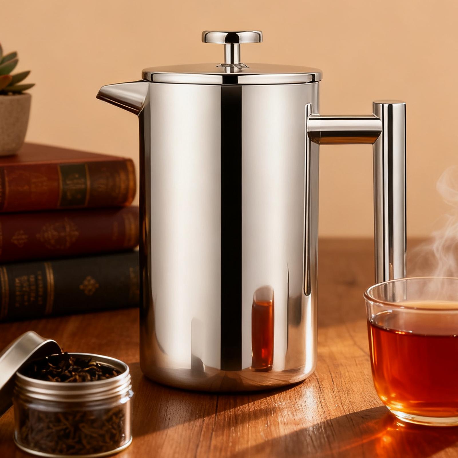 커피 프레스 포트 필터 시스템 내열성 콜드 브루 티포트 - Coffee Tea Pot 리뷰 및 가격