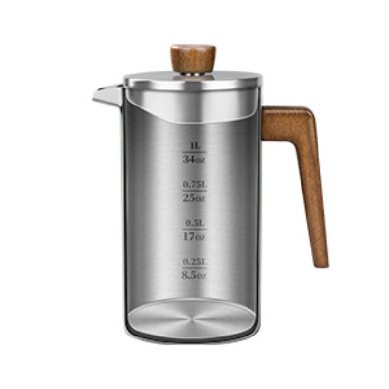 저스틴라우 1000ml 스테인리스 스틸 프렌치 프레스  - Coffee Tea Pot 리뷰 및 가격