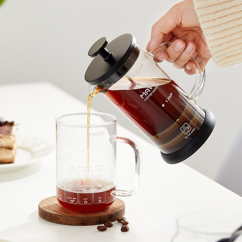 MAVO 프렌치 프레스 커피 메이커 이중 메쉬 필터 2 - Coffee Tea Pot 리뷰 및 가격