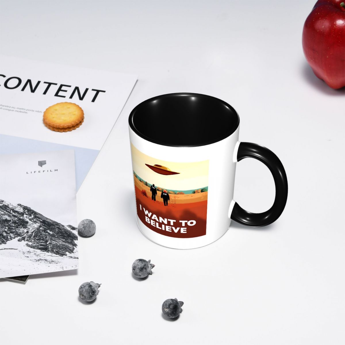 엑스파일즈 나는 믿고 싶다 FBI P 머그 재미있는 세 - Coffee X Tea 리뷰 및 가격