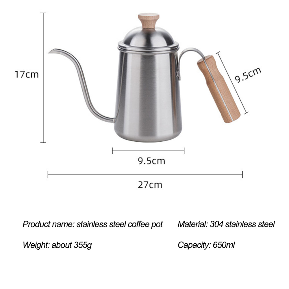 푸어 오버 커피 주전자 구즈넥 스테인레스 스틸 차 주전 - Coffee Tea Pot 리뷰 및 가격